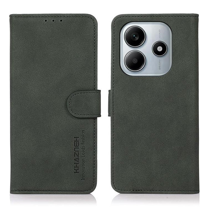 Funda para teléfono de cuero con textura mate KHAZNEH, For Redmi A7 Pro 171mm/Poco C85x 5G, For Redmi Turbo 5 Max / Poco X8 Pro Max, For Redmi Turbo 5 5G / Poco X8 Pro 5G, For Redmi Note 15 Pro+ 5G Global 163.3, For Redmi Note 15 5G Global 164mm       ...