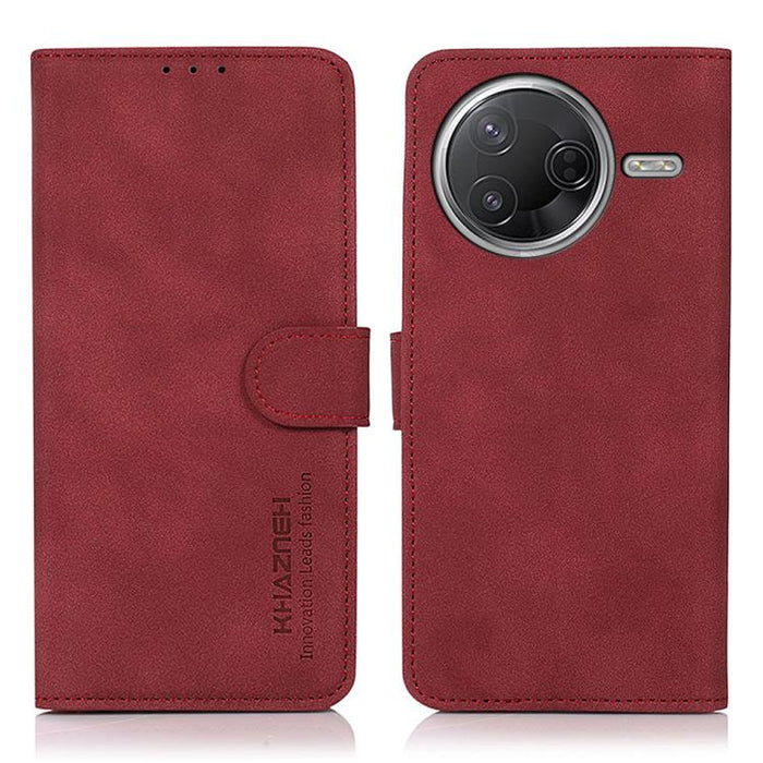 Funda para teléfono de cuero con textura mate KHAZNEH, For Redmi A7 Pro 171mm/Poco C85x 5G, For Redmi Turbo 5 Max / Poco X8 Pro Max, For Redmi Turbo 5 5G / Poco X8 Pro 5G, For Redmi Note 15 Pro+ 5G Global 163.3, For Redmi Note 15 5G Global 164mm       ...