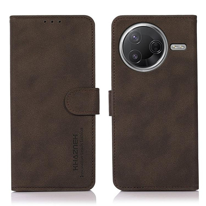Funda para teléfono de cuero con textura mate KHAZNEH, For Redmi A7 Pro 171mm/Poco C85x 5G, For Redmi Turbo 5 Max / Poco X8 Pro Max, For Redmi Turbo 5 5G / Poco X8 Pro 5G, For Redmi Note 15 Pro+ 5G Global 163.3, For Redmi Note 15 5G Global 164mm       ...