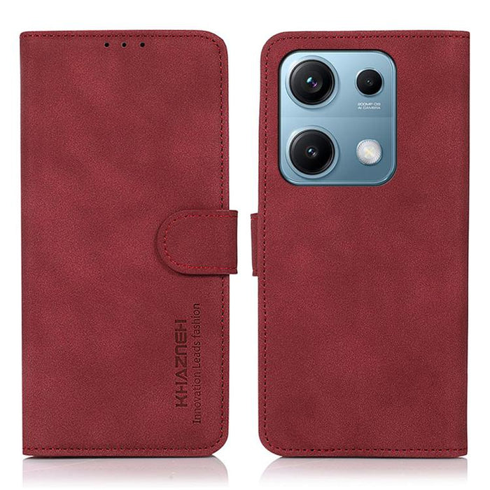Funda para teléfono de cuero con textura mate KHAZNEH, For Redmi A7 Pro 171mm/Poco C85x 5G, For Redmi Turbo 5 Max / Poco X8 Pro Max, For Redmi Turbo 5 5G / Poco X8 Pro 5G, For Redmi Note 15 Pro+ 5G Global 163.3, For Redmi Note 15 5G Global 164mm       ...