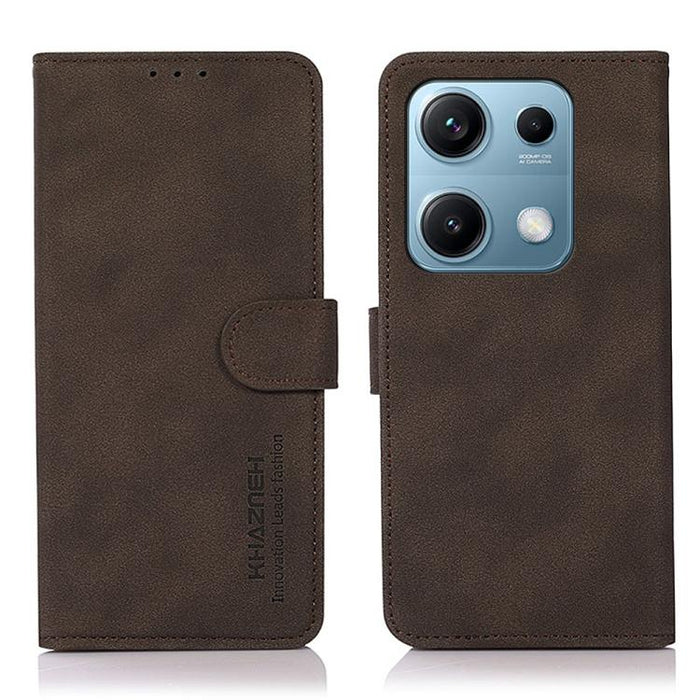 Funda para teléfono de cuero con textura mate KHAZNEH, For Redmi A7 Pro 171mm/Poco C85x 5G, For Redmi Turbo 5 Max / Poco X8 Pro Max, For Redmi Turbo 5 5G / Poco X8 Pro 5G, For Redmi Note 15 Pro+ 5G Global 163.3, For Redmi Note 15 5G Global 164mm       ...