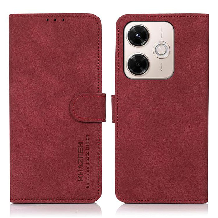 Funda para teléfono de cuero con textura mate KHAZNEH, For Redmi A7 Pro 171mm/Poco C85x 5G, For Redmi Turbo 5 Max / Poco X8 Pro Max, For Redmi Turbo 5 5G / Poco X8 Pro 5G, For Redmi Note 15 Pro+ 5G Global 163.3, For Redmi Note 15 5G Global 164mm       ...