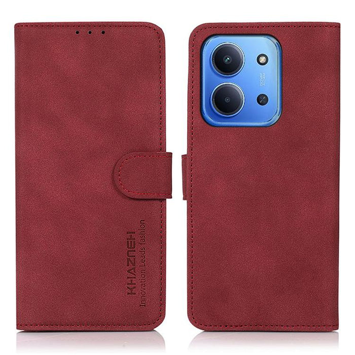 Funda para teléfono de cuero con textura mate KHAZNEH, For Redmi A7 Pro 171mm/Poco C85x 5G, For Redmi Turbo 5 Max / Poco X8 Pro Max, For Redmi Turbo 5 5G / Poco X8 Pro 5G, For Redmi Note 15 Pro+ 5G Global 163.3, For Redmi Note 15 5G Global 164mm       ...