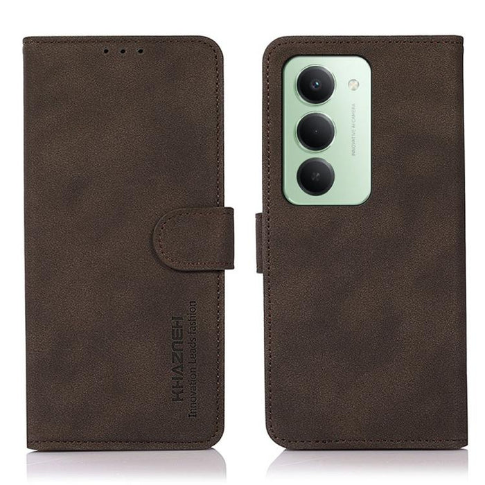 Funda para teléfono de cuero con textura mate KHAZNEH, For Redmi A7 Pro 171mm/Poco C85x 5G, For Redmi Turbo 5 Max / Poco X8 Pro Max, For Redmi Turbo 5 5G / Poco X8 Pro 5G, For Redmi Note 15 Pro+ 5G Global 163.3, For Redmi Note 15 5G Global 164mm       ...
