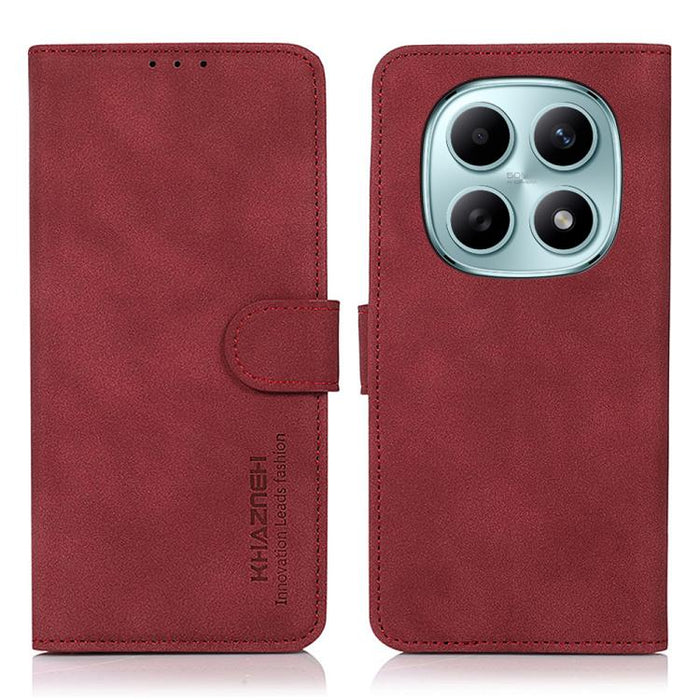 Funda para teléfono de cuero con textura mate KHAZNEH, For Redmi A7 Pro 171mm/Poco C85x 5G, For Redmi Turbo 5 Max / Poco X8 Pro Max, For Redmi Turbo 5 5G / Poco X8 Pro 5G, For Redmi Note 15 Pro+ 5G Global 163.3, For Redmi Note 15 5G Global 164mm       ...