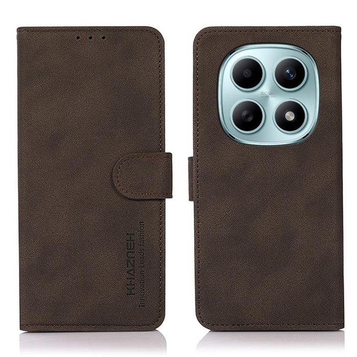 Funda para teléfono de cuero con textura mate KHAZNEH, For Redmi A7 Pro 171mm/Poco C85x 5G, For Redmi Turbo 5 Max / Poco X8 Pro Max, For Redmi Turbo 5 5G / Poco X8 Pro 5G, For Redmi Note 15 Pro+ 5G Global 163.3, For Redmi Note 15 5G Global 164mm       ...
