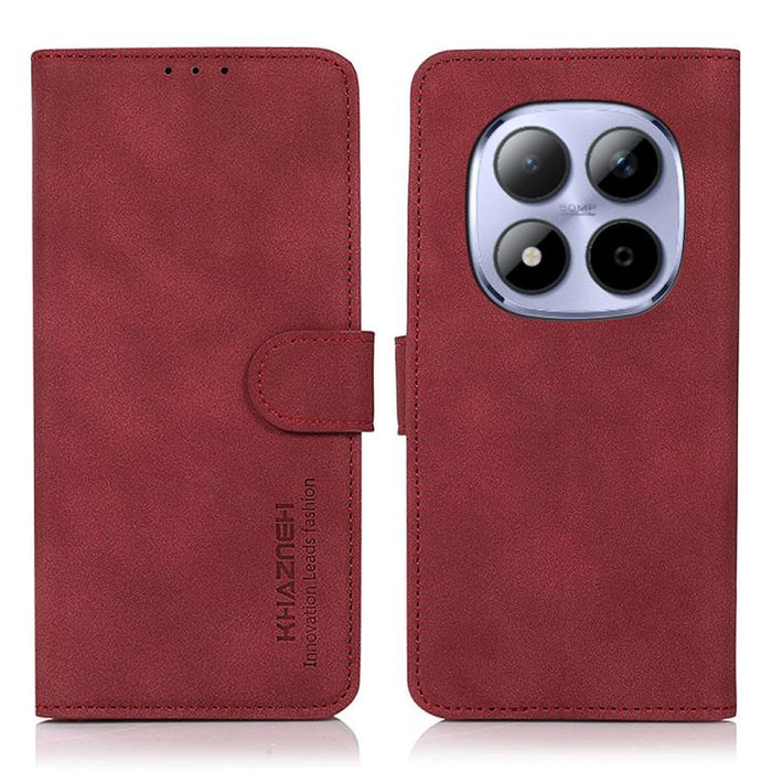 Funda para teléfono de cuero con textura mate KHAZNEH, For Redmi A7 Pro 171mm/Poco C85x 5G, For Redmi Turbo 5 Max / Poco X8 Pro Max, For Redmi Turbo 5 5G / Poco X8 Pro 5G, For Redmi Note 15 Pro+ 5G Global 163.3, For Redmi Note 15 5G Global 164mm       ...