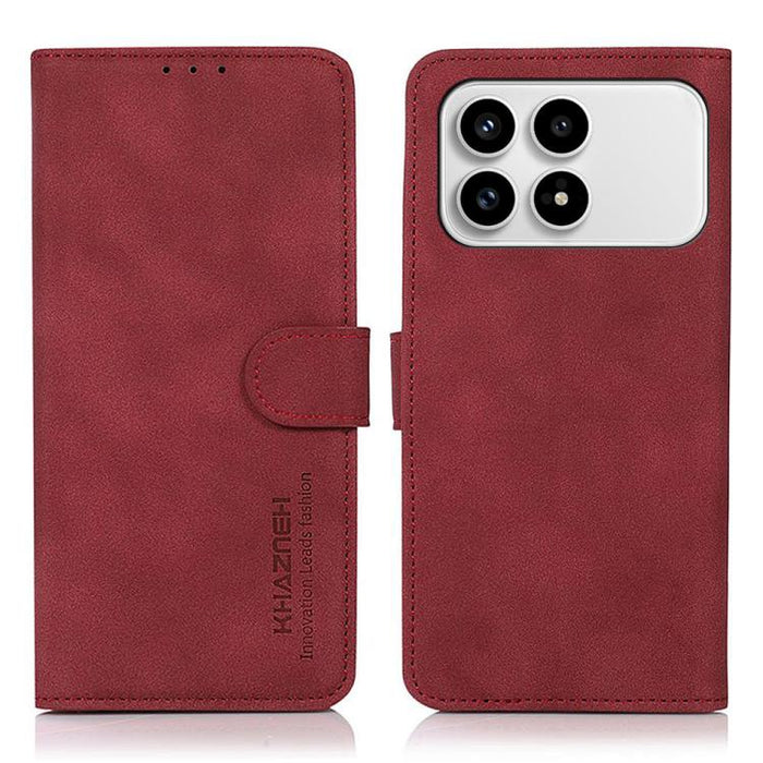 Funda para teléfono de cuero con textura mate KHAZNEH, For Redmi A7 Pro 171mm/Poco C85x 5G, For Redmi Turbo 5 Max / Poco X8 Pro Max, For Redmi Turbo 5 5G / Poco X8 Pro 5G, For Redmi Note 15 Pro+ 5G Global 163.3, For Redmi Note 15 5G Global 164mm       ...