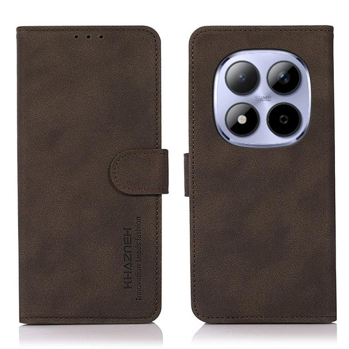 Funda para teléfono de cuero con textura mate KHAZNEH, For Redmi A7 Pro 171mm/Poco C85x 5G, For Redmi Turbo 5 Max / Poco X8 Pro Max, For Redmi Turbo 5 5G / Poco X8 Pro 5G, For Redmi Note 15 Pro+ 5G Global 163.3, For Redmi Note 15 5G Global 164mm       ...