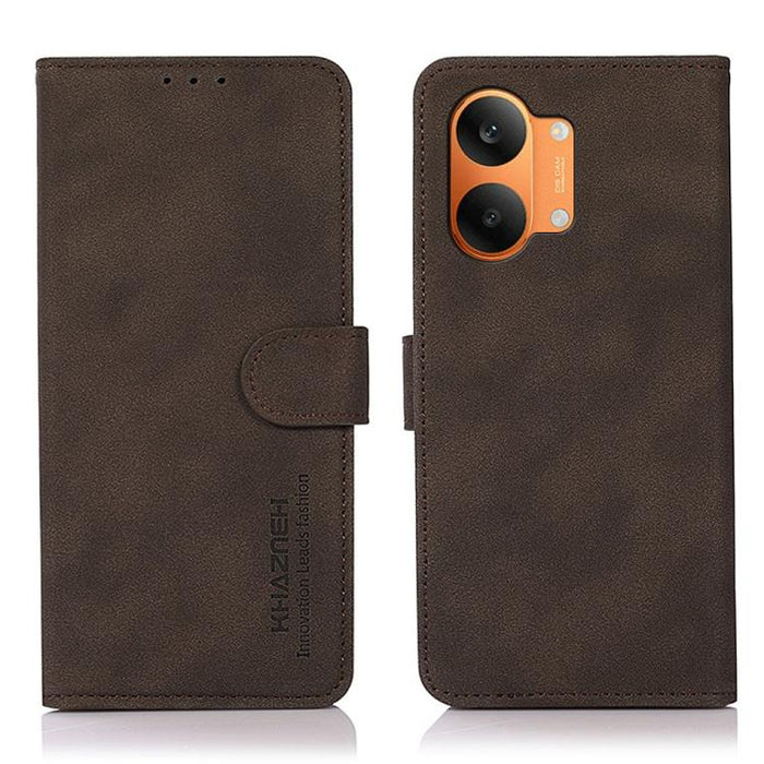 Funda para teléfono de cuero con textura mate KHAZNEH, For Redmi A7 Pro 171mm/Poco C85x 5G, For Redmi Turbo 5 Max / Poco X8 Pro Max, For Redmi Turbo 5 5G / Poco X8 Pro 5G, For Redmi Note 15 Pro+ 5G Global 163.3, For Redmi Note 15 5G Global 164mm       ...