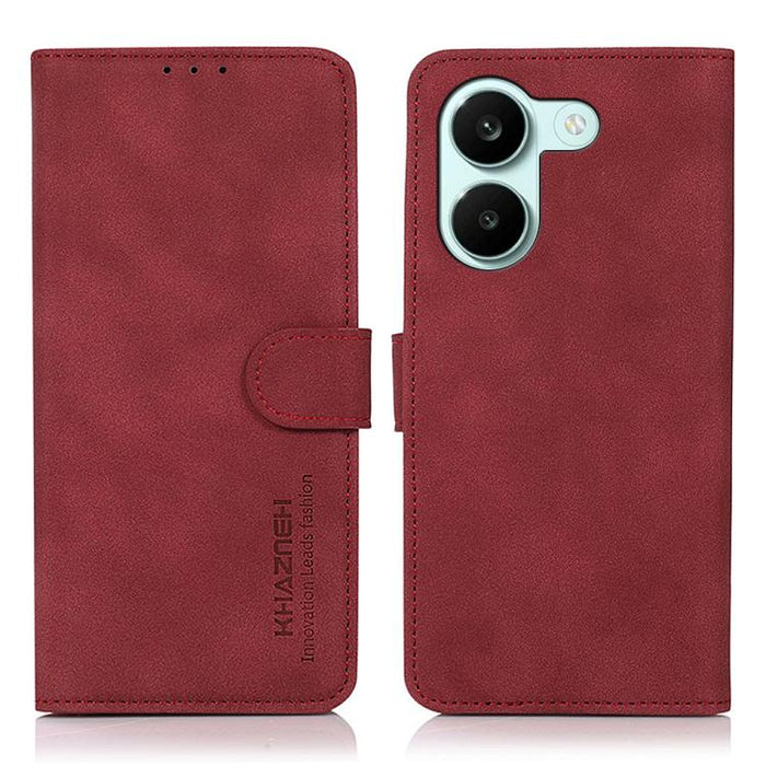Funda para teléfono de cuero con textura mate KHAZNEH, For Redmi A7 Pro 171mm/Poco C85x 5G, For Redmi Turbo 5 Max / Poco X8 Pro Max, For Redmi Turbo 5 5G / Poco X8 Pro 5G, For Redmi Note 15 Pro+ 5G Global 163.3, For Redmi Note 15 5G Global 164mm       ...