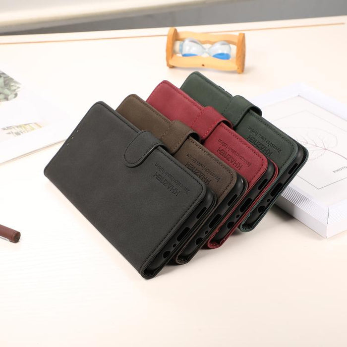 Funda para teléfono de cuero con textura mate KHAZNEH, For Redmi A7 Pro 171mm/Poco C85x 5G, For Redmi Turbo 5 Max / Poco X8 Pro Max, For Redmi Turbo 5 5G / Poco X8 Pro 5G, For Redmi Note 15 Pro+ 5G Global 163.3, For Redmi Note 15 5G Global 164mm       ...