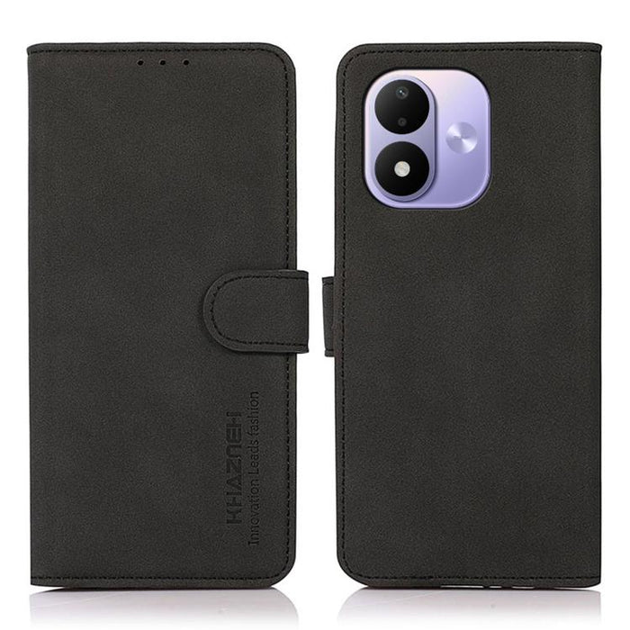 Funda para teléfono de cuero con textura mate KHAZNEH, For Redmi Note 17 Pro+ 5G Global 163.4mm, For Redmi Note 17 Pro 5G Global 163.5mm, For Redmi Note 17 4G Global 169.7mm, For Redmi K100 Pro Max/Poco F9 Ultra 5G, For Redmi K100 Pro 5G/Poco F9 Pro 5G...