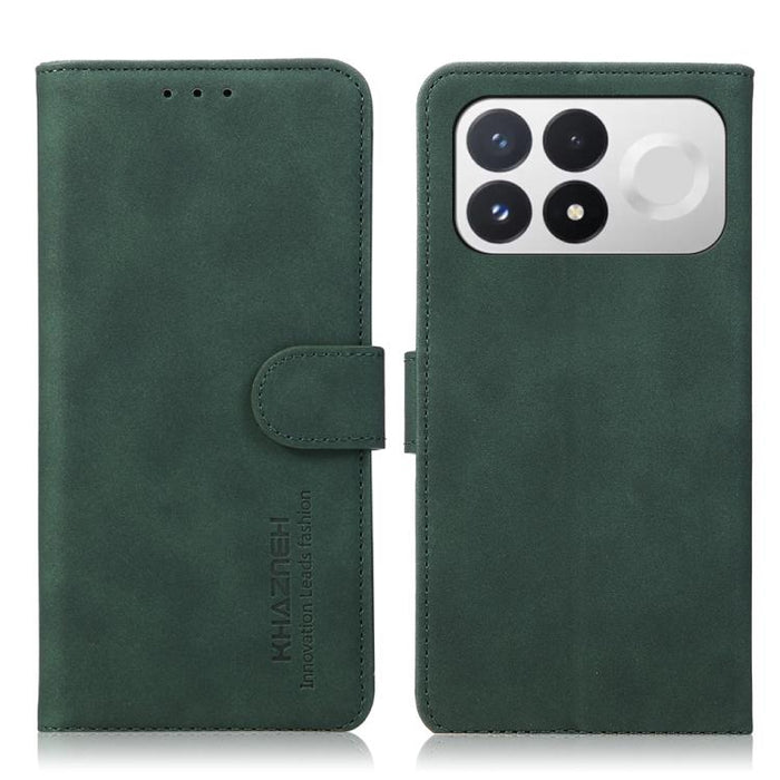 Funda para teléfono de cuero con textura mate KHAZNEH, For Redmi Note 17 Pro+ 5G Global 163.4mm, For Redmi Note 17 Pro 5G Global 163.5mm, For Redmi Note 17 4G Global 169.7mm, For Redmi K100 Pro Max/Poco F9 Ultra 5G, For Redmi K100 Pro 5G/Poco F9 Pro 5G...