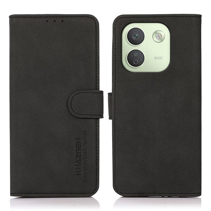 Funda para teléfono de cuero con textura mate KHAZNEH, For Redmi Note 17 Pro+ 5G Global 163.4mm, For Redmi Note 17 Pro 5G Global 163.5mm, For Redmi Note 17 4G Global 169.7mm, For Redmi K100 Pro Max/Poco F9 Ultra 5G, For Redmi K100 Pro 5G/Poco F9 Pro 5G...