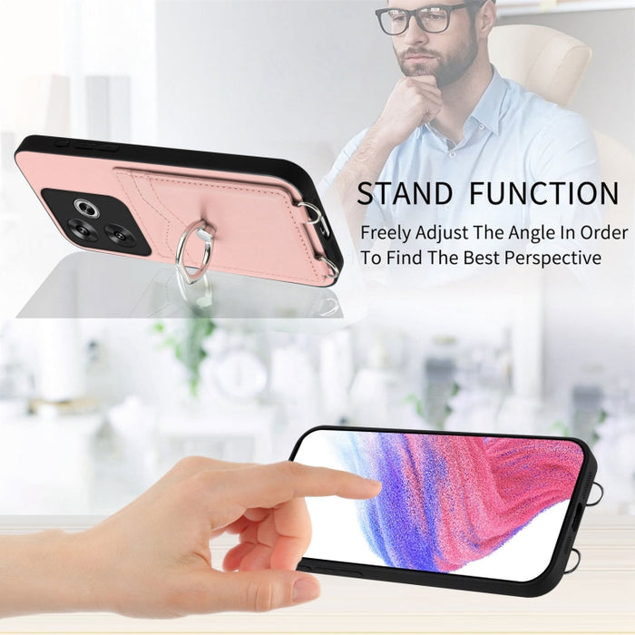 Estuche para teléfono con tarjetero y anillo de cuerda cruzada R20, For Xiaomi Redmi Turbo 3, For Xiaomi Redmi A3 4G Global, For Xiaomi Redmi Note 13 Pro 4G Global, For Xiaomi Redmi Note 13 4G Global, For Xiaomi Redmi 13C 5G / 13R                      ...