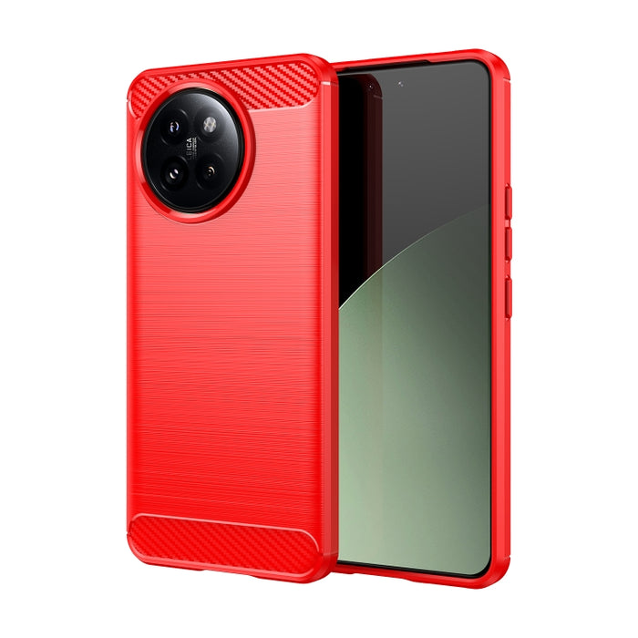 Caja de teléfono de TPU de fibra de carbono con textura cepillada, For Xiaomi 17T Pro 5G, For Xiaomi 17T 5G, For Xiaomi Poco X8 Pro Max 5G, For Xiaomi Poco X8 Pro 5G, For Xiaomi 17 Ultra, For Xiaomi 17 Pro Max, For Xiaomi 17 Pro, For Xiaomi 17         ...