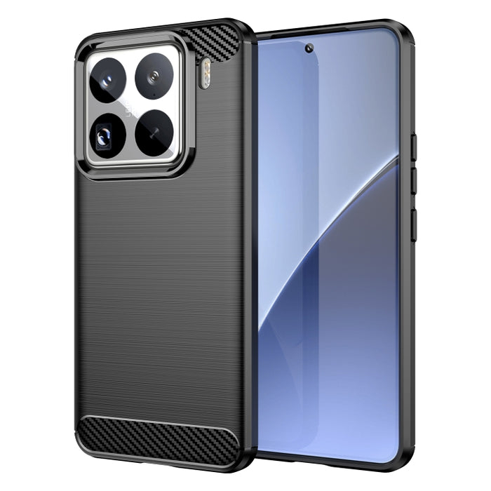 Caja de teléfono de TPU de fibra de carbono con textura cepillada, For Xiaomi 17T Pro 5G, For Xiaomi 17T 5G, For Xiaomi Poco X8 Pro Max 5G, For Xiaomi Poco X8 Pro 5G, For Xiaomi 17 Ultra, For Xiaomi 17 Pro Max, For Xiaomi 17 Pro, For Xiaomi 17         ...