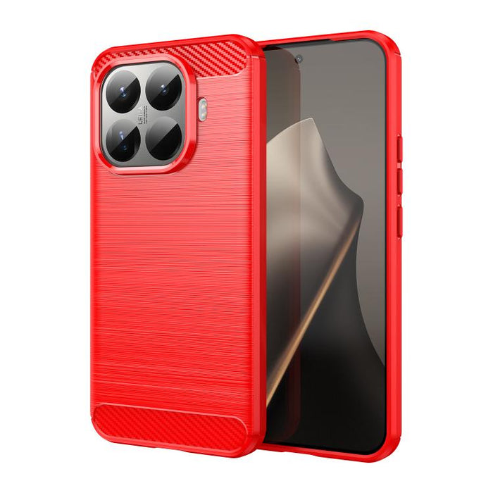 Caja de teléfono de TPU de fibra de carbono con textura cepillada, For Xiaomi 17T Pro 5G, For Xiaomi 17T 5G, For Xiaomi Poco X8 Pro Max 5G, For Xiaomi Poco X8 Pro 5G, For Xiaomi 17 Ultra, For Xiaomi 17 Pro Max, For Xiaomi 17 Pro, For Xiaomi 17         ...