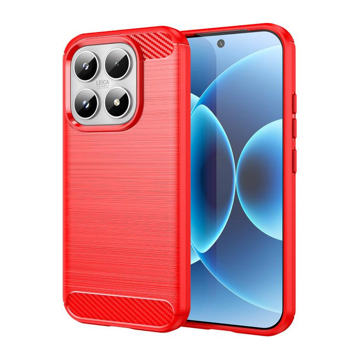 Caja de teléfono de TPU de fibra de carbono con textura cepillada, For Xiaomi 17T Pro 5G, For Xiaomi 17T 5G, For Xiaomi Poco X8 Pro Max 5G, For Xiaomi Poco X8 Pro 5G, For Xiaomi 17 Ultra, For Xiaomi 17 Pro Max, For Xiaomi 17 Pro, For Xiaomi 17         ...