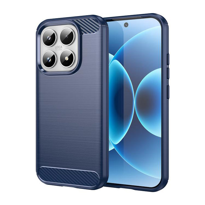 Caja de teléfono de TPU de fibra de carbono con textura cepillada, For Xiaomi 17T Pro 5G, For Xiaomi 17T 5G, For Xiaomi Poco X8 Pro Max 5G, For Xiaomi Poco X8 Pro 5G, For Xiaomi 17 Ultra, For Xiaomi 17 Pro Max, For Xiaomi 17 Pro, For Xiaomi 17         ...