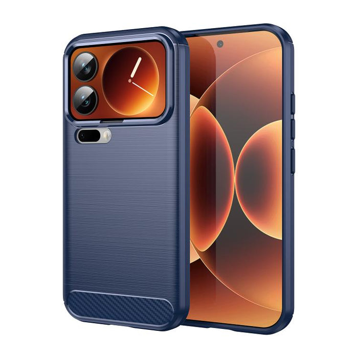 Caja de teléfono de TPU de fibra de carbono con textura cepillada, For Xiaomi 17T Pro 5G, For Xiaomi 17T 5G, For Xiaomi Poco X8 Pro Max 5G, For Xiaomi Poco X8 Pro 5G, For Xiaomi 17 Ultra, For Xiaomi 17 Pro Max, For Xiaomi 17 Pro, For Xiaomi 17         ...