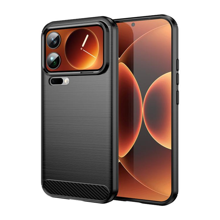 Caja de teléfono de TPU de fibra de carbono con textura cepillada, For Xiaomi 17T Pro 5G, For Xiaomi 17T 5G, For Xiaomi Poco X8 Pro Max 5G, For Xiaomi Poco X8 Pro 5G, For Xiaomi 17 Ultra, For Xiaomi 17 Pro Max, For Xiaomi 17 Pro, For Xiaomi 17         ...