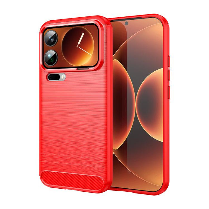 Caja de teléfono de TPU de fibra de carbono con textura cepillada, For Xiaomi 17T Pro 5G, For Xiaomi 17T 5G, For Xiaomi Poco X8 Pro Max 5G, For Xiaomi Poco X8 Pro 5G, For Xiaomi 17 Ultra, For Xiaomi 17 Pro Max, For Xiaomi 17 Pro, For Xiaomi 17         ...