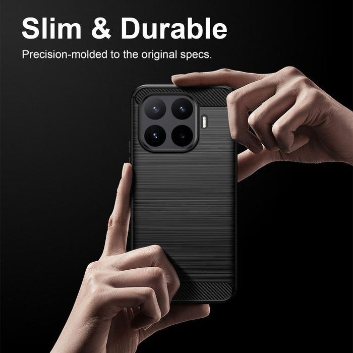 Caja de teléfono de TPU de fibra de carbono con textura cepillada, For Xiaomi 17T Pro 5G, For Xiaomi 17T 5G, For Xiaomi Poco X8 Pro Max 5G, For Xiaomi Poco X8 Pro 5G, For Xiaomi 17 Ultra, For Xiaomi 17 Pro Max, For Xiaomi 17 Pro, For Xiaomi 17         ...