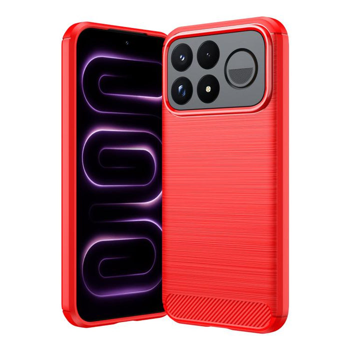 Caja de teléfono de TPU de fibra de carbono con textura cepillada, For Xiaomi 17T Pro 5G, For Xiaomi 17T 5G, For Xiaomi Poco X8 Pro Max 5G, For Xiaomi Poco X8 Pro 5G, For Xiaomi 17 Ultra, For Xiaomi 17 Pro Max, For Xiaomi 17 Pro, For Xiaomi 17         ...