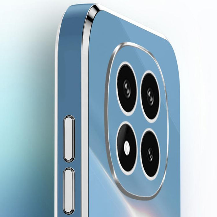 XINLI Estuche a prueba de golpes de TPU con borde dorado chapado en 6D recto con soporte para anillo, For Redmi Note 14 Pro 4G Global, For Redmi Note 14 4G 163.25mm, For Redmi Note 14 5G Global, For Redmi K70 Ultra, For Redmi 13 4G                     ...