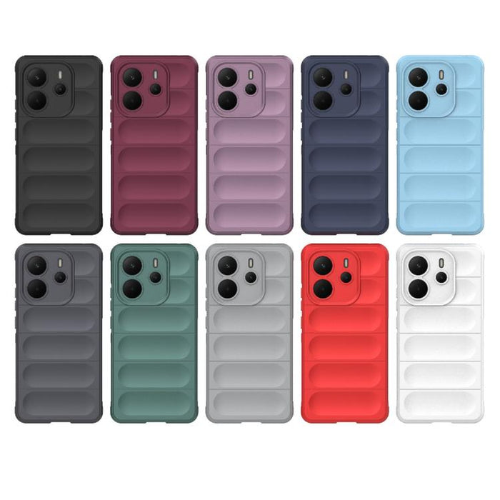 Funda para teléfono Magic Shield TPU + franela, For Redmi Note 14 Pro 5G, For Redmi 14C 4G Global, For Redmi K70 Ultra Global, For Redmi 13 4G Global