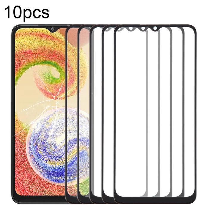 Lente de cristal exterior de pantalla frontal de 10 piezas con adhesivo ópticamente transparente OCA
