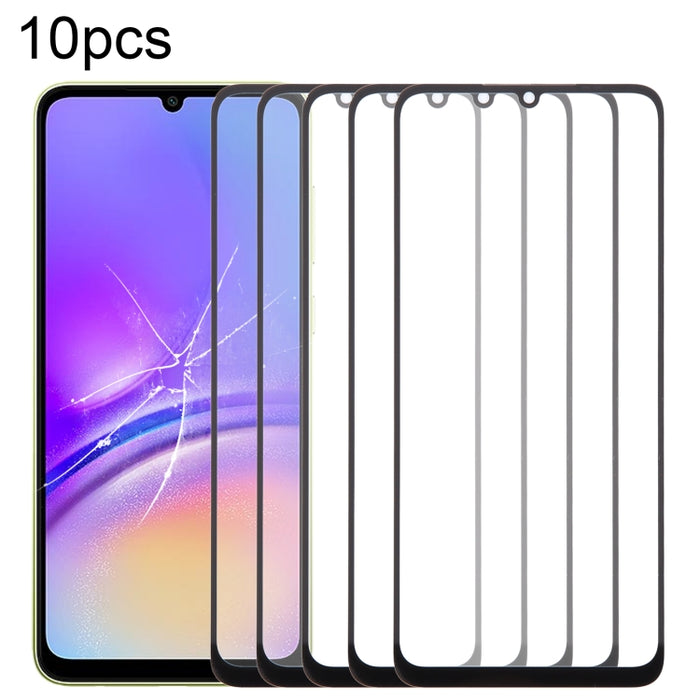 Lente de cristal exterior de pantalla frontal de 10 piezas con adhesivo ópticamente transparente OCA