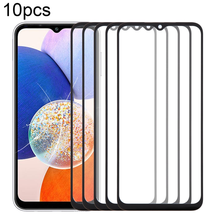 Lente de cristal exterior de pantalla frontal de 10 piezas con adhesivo ópticamente transparente OCA