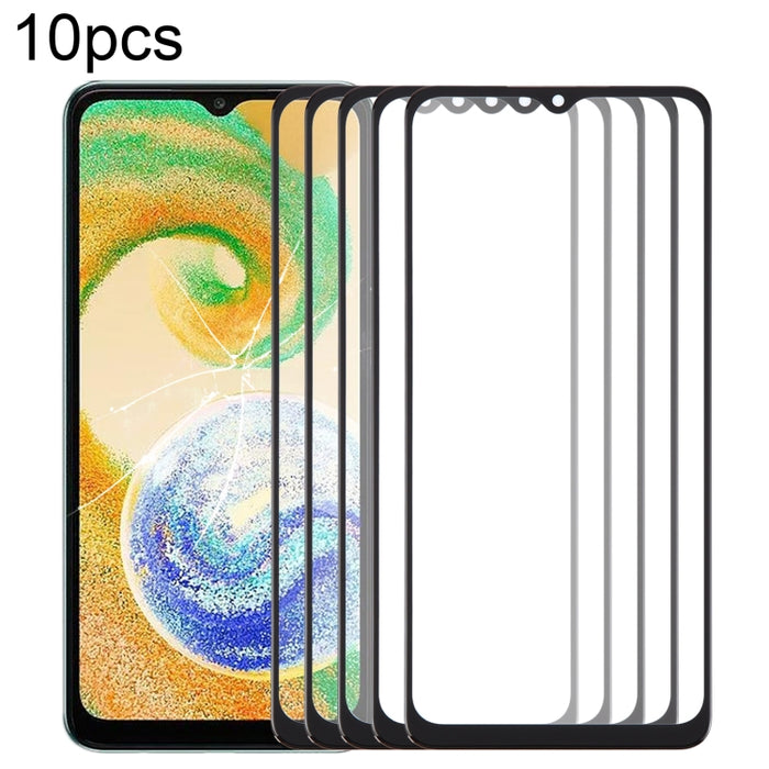 Lente de cristal exterior de pantalla frontal de 10 piezas con adhesivo ópticamente transparente OCA