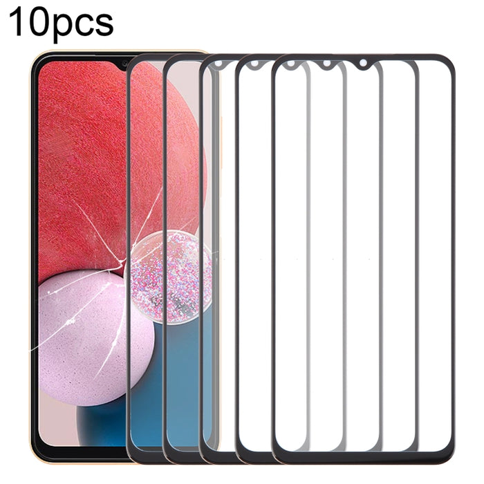 Lente de cristal exterior de pantalla frontal de 10 piezas con adhesivo ópticamente transparente OCA