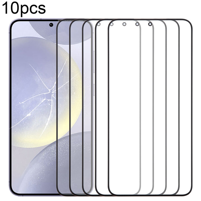 Lente de cristal exterior de pantalla frontal de 10 piezas con adhesivo ópticamente transparente OCA