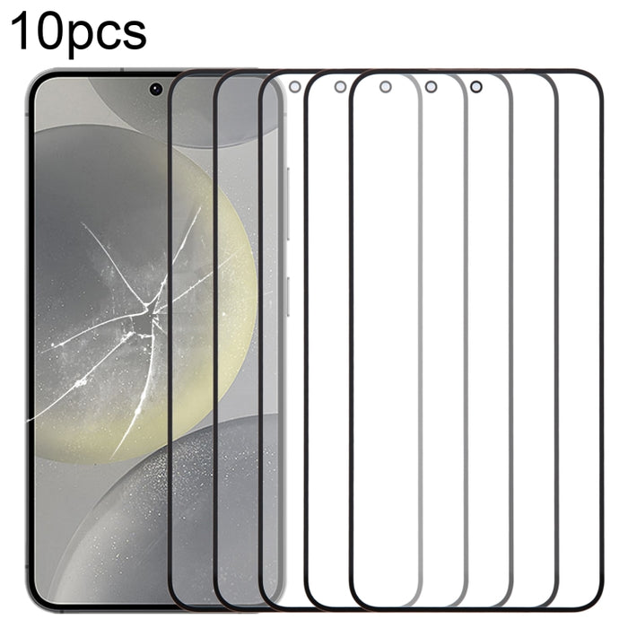Lente de cristal exterior de pantalla frontal de 10 piezas con adhesivo ópticamente transparente OCA