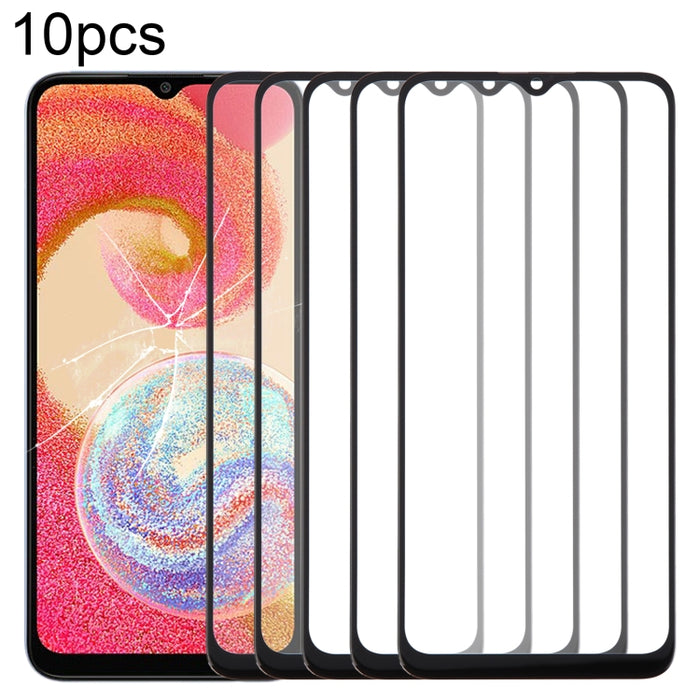 Lente de cristal exterior de pantalla frontal de 10 piezas con adhesivo ópticamente transparente OCA