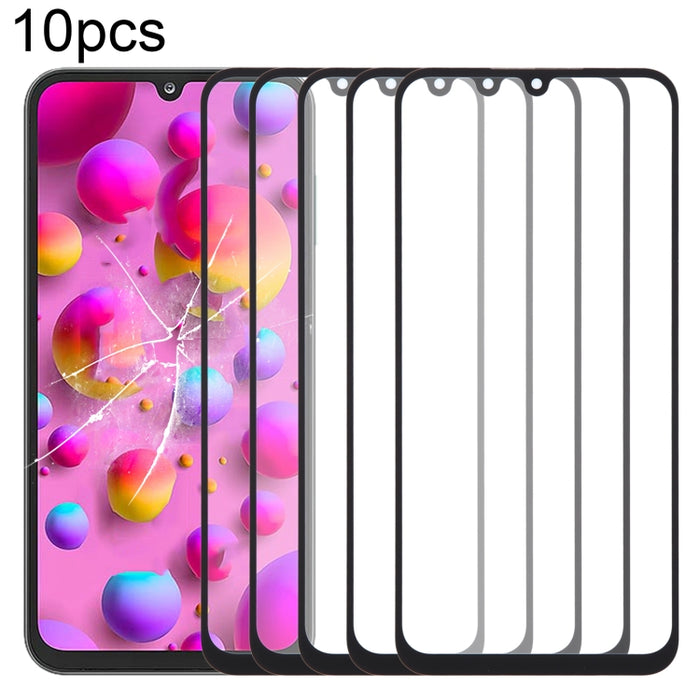 Lente de cristal exterior de pantalla frontal de 10 piezas con adhesivo ópticamente transparente OCA