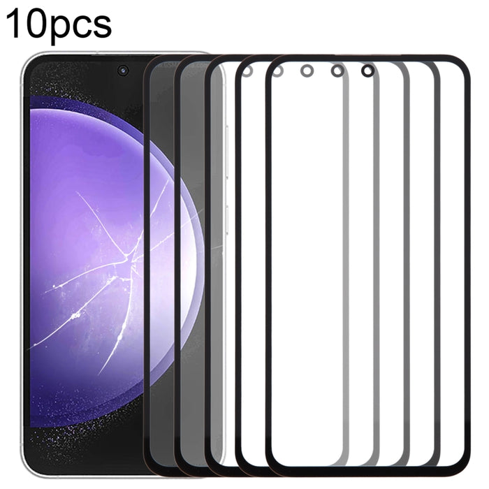 Lente de cristal exterior de pantalla frontal de 10 piezas con adhesivo ópticamente transparente OCA
