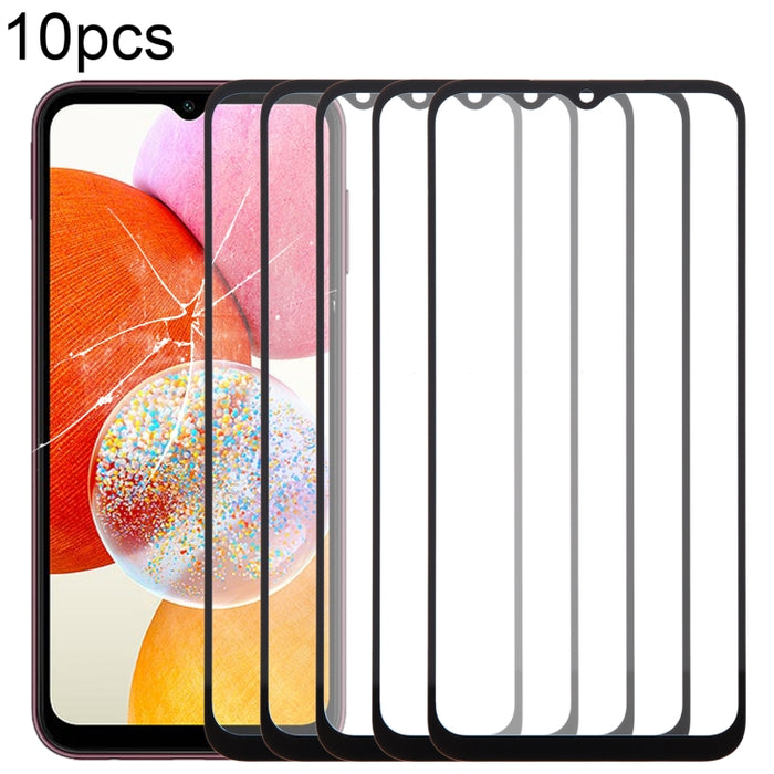 Lente de cristal exterior de pantalla frontal de 10 piezas con adhesivo ópticamente transparente OCA