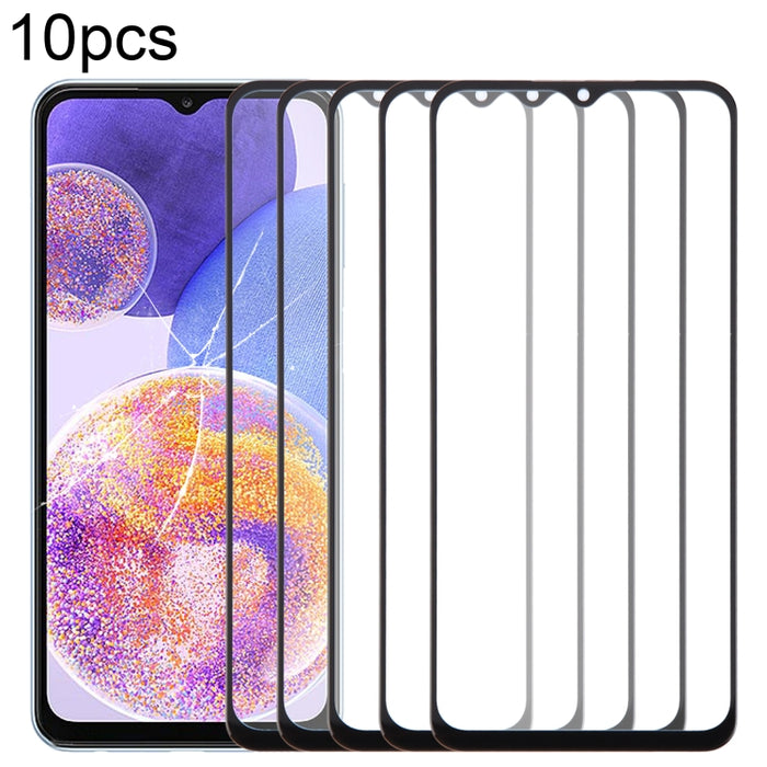 Lente de cristal exterior de pantalla frontal de 10 piezas con adhesivo ópticamente transparente OCA
