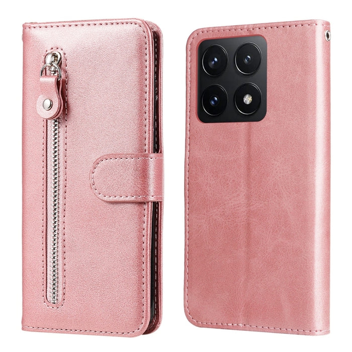 Funda para teléfono de cuero con cremallera y textura de becerro a la moda, For Xiaomi 17 Max 5G, For Xiaomi 17T Pro 5G, For Xiaomi 17T 5G, For Xiaomi 17 Ultra, For Xiaomi 17 Pro Max, For Xiaomi 17 Pro, For Xiaomi 17, For Xiaomi Poco M7 4G 169mm       ...