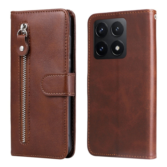 Funda para teléfono de cuero con cremallera y textura de becerro a la moda, For Xiaomi 17 Max 5G, For Xiaomi 17T Pro 5G, For Xiaomi 17T 5G, For Xiaomi 17 Ultra, For Xiaomi 17 Pro Max, For Xiaomi 17 Pro, For Xiaomi 17, For Xiaomi Poco M7 4G 169mm       ...