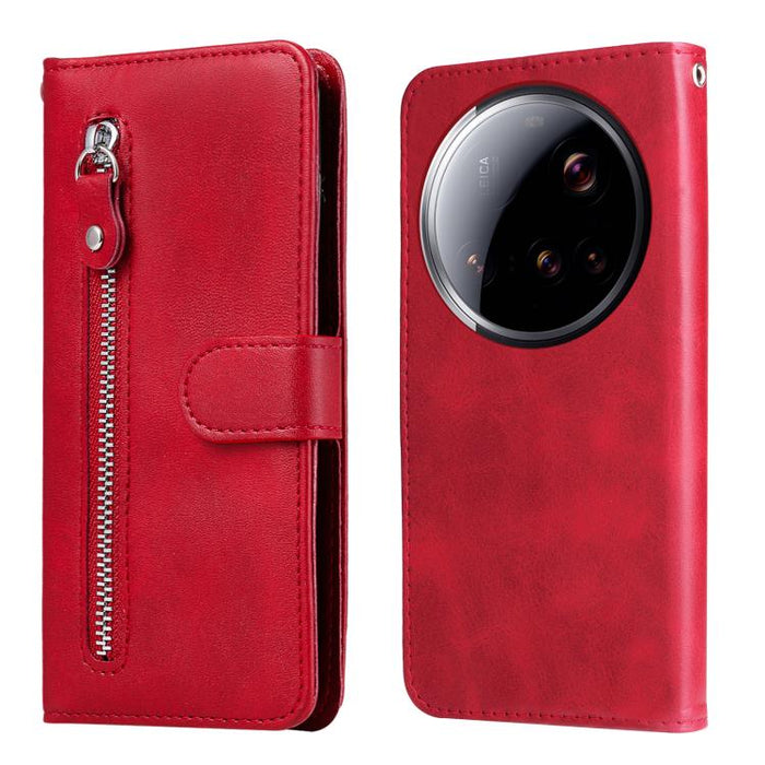 Funda para teléfono de cuero con cremallera y textura de becerro a la moda, For Xiaomi 17 Max 5G, For Xiaomi 17T Pro 5G, For Xiaomi 17T 5G, For Xiaomi 17 Ultra, For Xiaomi 17 Pro Max, For Xiaomi 17 Pro, For Xiaomi 17, For Xiaomi Poco M7 4G 169mm       ...