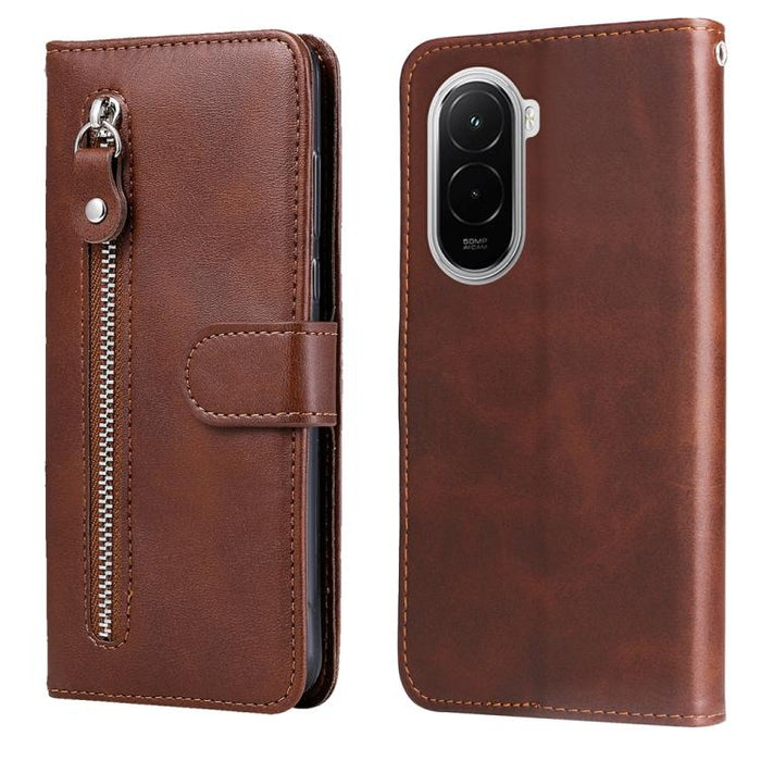 Funda para teléfono de cuero con cremallera y textura de becerro a la moda, For Xiaomi 17 Max 5G, For Xiaomi 17T Pro 5G, For Xiaomi 17T 5G, For Xiaomi 17 Ultra, For Xiaomi 17 Pro Max, For Xiaomi 17 Pro, For Xiaomi 17, For Xiaomi Poco M7 4G 169mm       ...