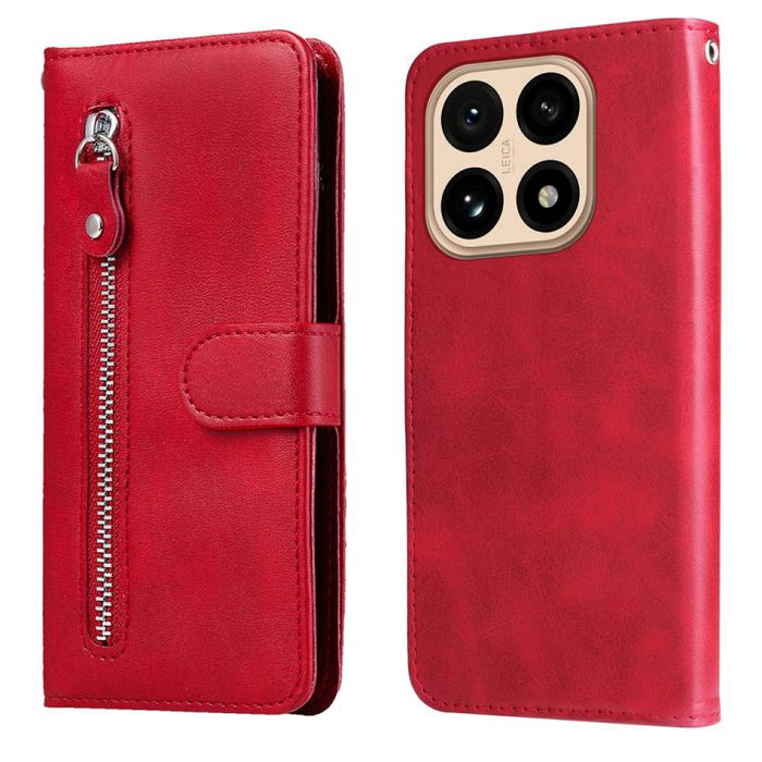 Funda para teléfono de cuero con cremallera y textura de becerro a la moda, For Xiaomi 17 Max 5G, For Xiaomi 17T Pro 5G, For Xiaomi 17T 5G, For Xiaomi 17 Ultra, For Xiaomi 17 Pro Max, For Xiaomi 17 Pro, For Xiaomi 17, For Xiaomi Poco M7 4G 169mm       ...