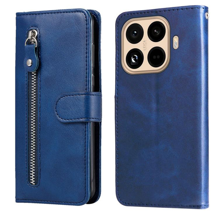 Funda para teléfono de cuero con cremallera y textura de becerro a la moda, For Xiaomi 17 Max 5G, For Xiaomi 17T Pro 5G, For Xiaomi 17T 5G, For Xiaomi 17 Ultra, For Xiaomi 17 Pro Max, For Xiaomi 17 Pro, For Xiaomi 17, For Xiaomi Poco M7 4G 169mm       ...